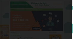 Desktop Screenshot of lamkinhdoanhonline.com